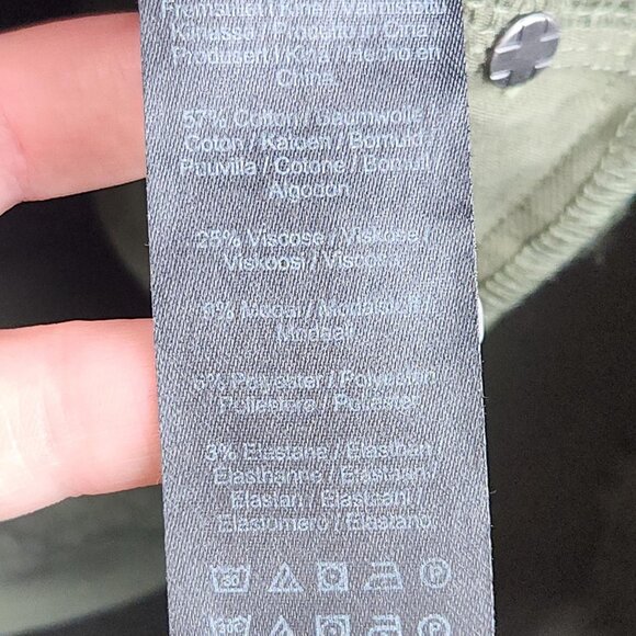 Liverpool Jeans Womens 2 Petite Green Gia Glider Skinny Leg Raw Hem Mid Rise - Picture 12 of 13